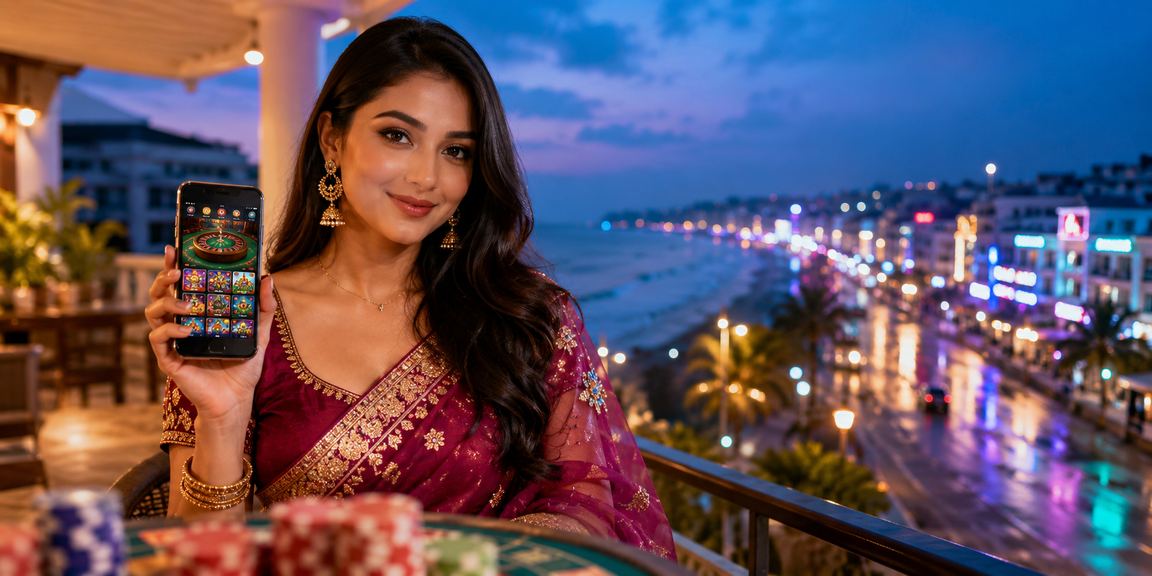 কক্সবাজারে শাড়ি পরা মডেল মোবাইলে ক্যাসিনো গেম খেলছেন — 89db জনপ্রিয় গেম